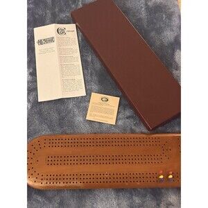 Cribbage Board Travel Set By Heartwood Creations Handmade Solid Wood Read